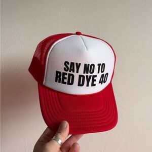 Red and White Trucker Hat